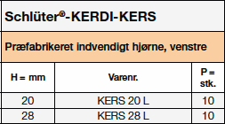 <a name='kers'></a>Schlüter®-KERDI-KERS