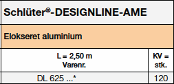 Schlüter®-DESIGNLINE-AME