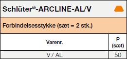 Schlüter®-ARCLINE-AL/V