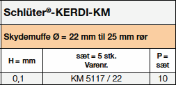 Schlüter-KERDI-KM