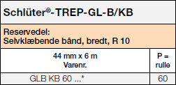 Schlüter®-TREP-GL-B / KB