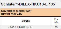 Schlüter®-DILEX-HKU Tables 37071