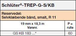 Schlüter-TREP-G-S/KB