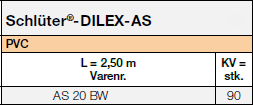 Schlüter-DILEX-AS