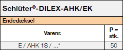 Schlüter-DILEX-AHK/EK