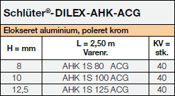 Schlüter®-DILEX-AHK-ACG