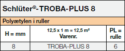 Schlüter-TROBA-PLUS 8