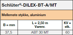 Schlüter®-DILEX-BT /MT