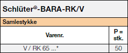 Schlüter-BARA-RK/V