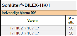 Schlüter-DILEX-HK/I