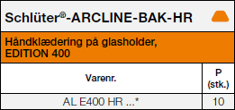 Schlüter®-ARCLINE-BAK-HR