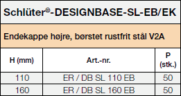 Schlüter®-DESIGNBASE-SL-EB/EK