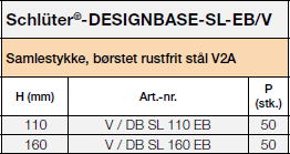 Schlüter®-DESIGNBASE-SL-EB/V