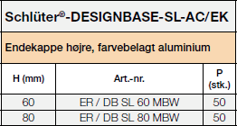 Schlüter®-DESIGNBASE-SL/EK ac