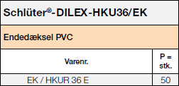 Schlüter®-DILEX-HKU36/EK