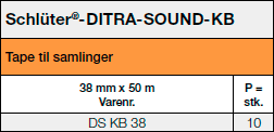 Schlüter®-DITRA-SOUND-KB