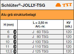 Schlüter®-JOLLY-TSG