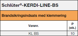 Schlüter®-KERDI-LINE-BS