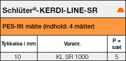 Schlüter®-KERDI-LINE-SR