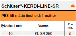 <a name='sr'></a>Schlüter®-KERDI-LINE-SR