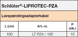 Schlüter®-LIPROTEC-PZA