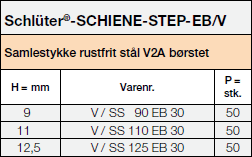 Schlüter®-SCHIENE-STEP-EB H1