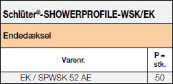 SHOWERPROFILE-WS-WSK-Endkappe