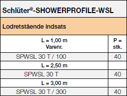 Schlüter®-SHOWERPROFILE-WSL