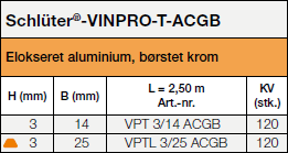 Schlüter®-VINPRO-T-ACGB