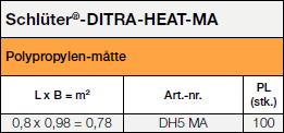 Schlüter®-DITRA-HEAT-MA