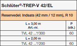 Schlüter-TREP-V 42/EL